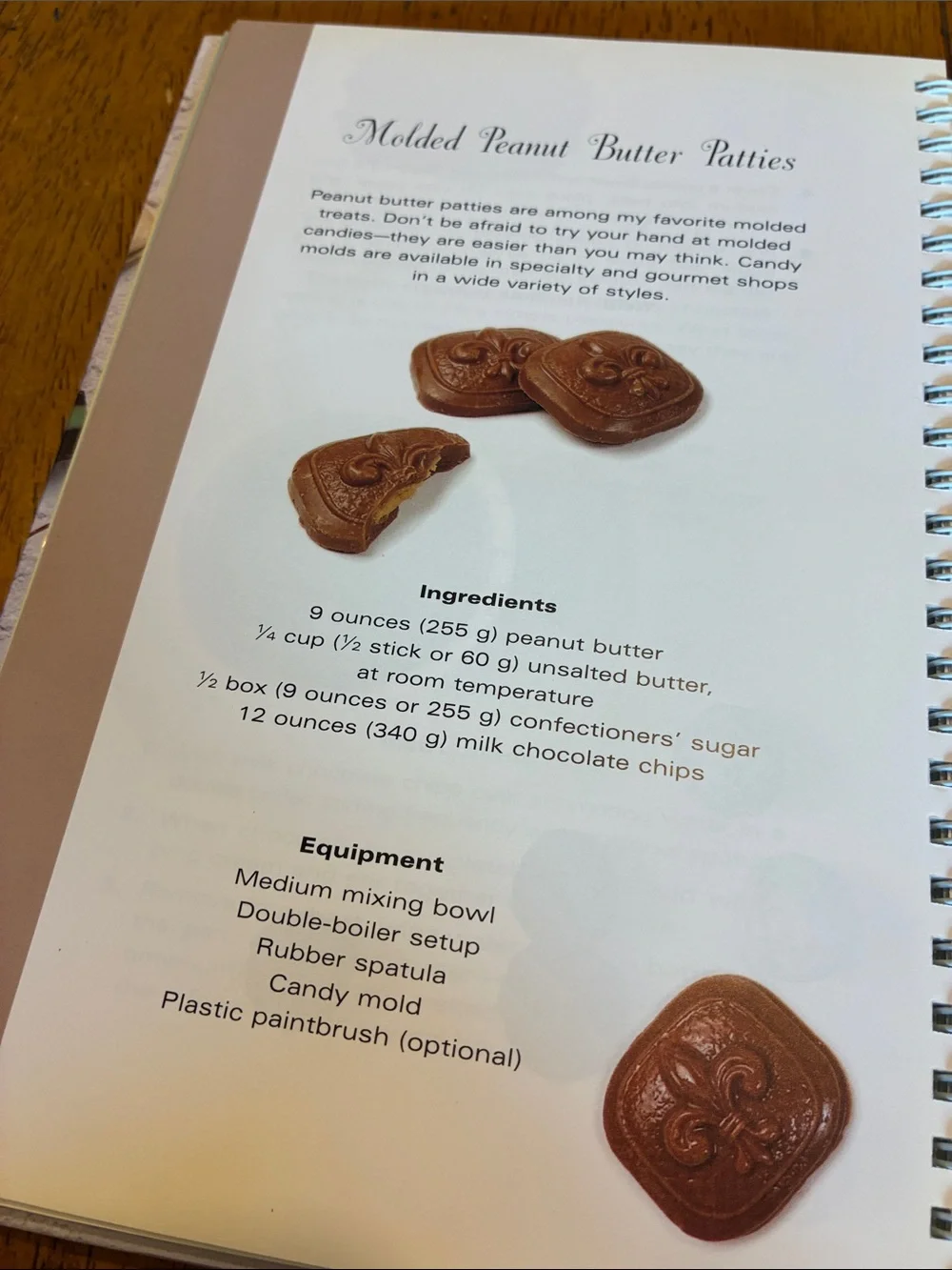 Vintage candy cookbook